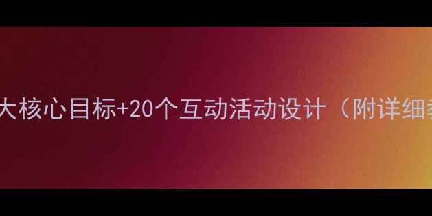 图片 大班我长大了教案：5大核心目标+20个互动活动设计（附详细教学方案与评估标准）