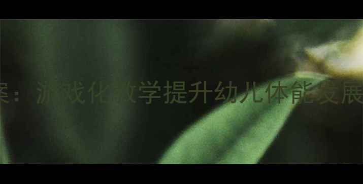 图片 幼儿园小班玩皮球教案：游戏化教学提升幼儿体能发展（附详细活动方案）1