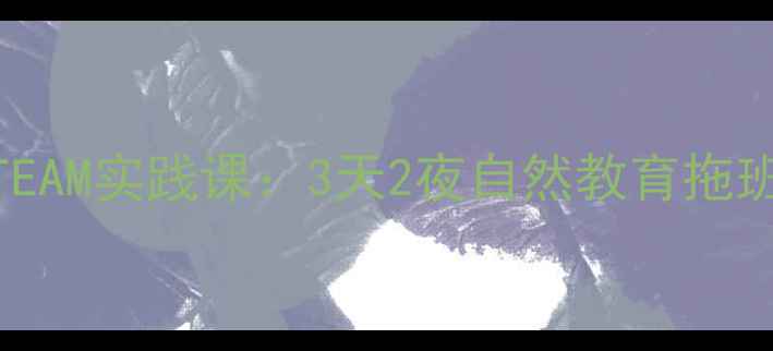 图片 📚小鸡出壳STEAM实践课：3天2夜自然教育拖班教案设计🐣2