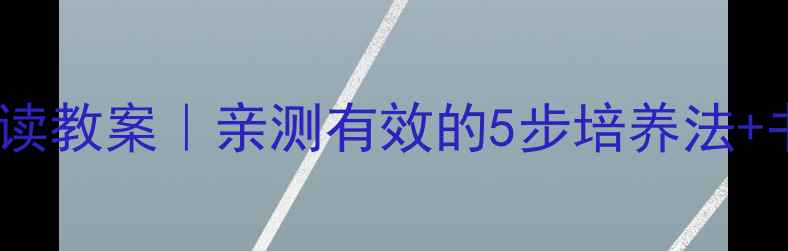 图片 🔥小学二年级课外阅读教案｜亲测有效的5步培养法+书单+家长陪读技巧📚